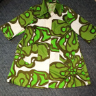 Vihreä vintage mekko / Anne Ojanen design 40-46 - pikkukuva 4