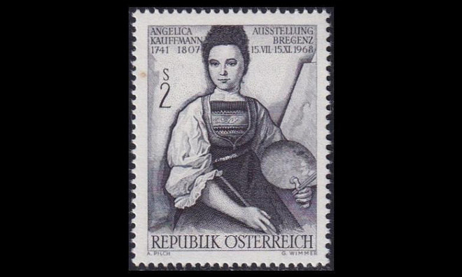 Itävalta 1269 ** Angelika Kauffmann -taidenäyttely (1968)