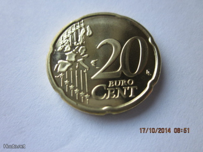 Suomi 20 cent, unc, v. 2002