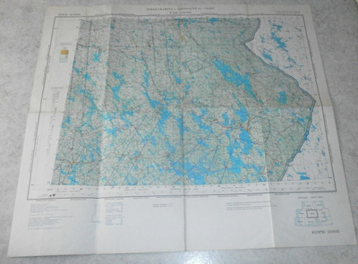 Kuopio, Ilmailukartta / Aeronautical chart 2103 B, 1:500 000