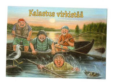 "°KALASTUS VIRKISTÄİ" -KORTTI / Hörölä