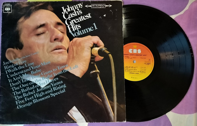 JOHNNY CASH’S GREATEST HITS VOLUME 1-LP, CBS, v.1967
