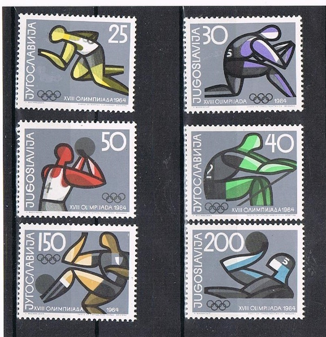 Jugoslavia 1964 - Olympialaiset Tokio ++