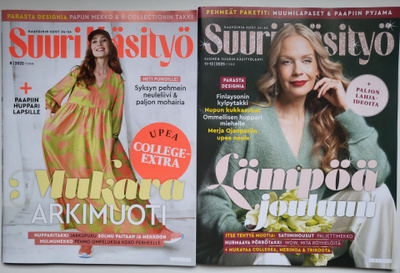 Neljä kpl käsityölehteä