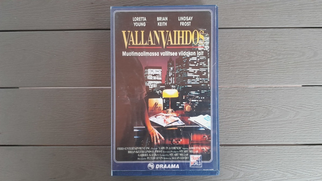 VHS: Vallanvaihdos / Lady In A Corner (Loretta Young 1989)