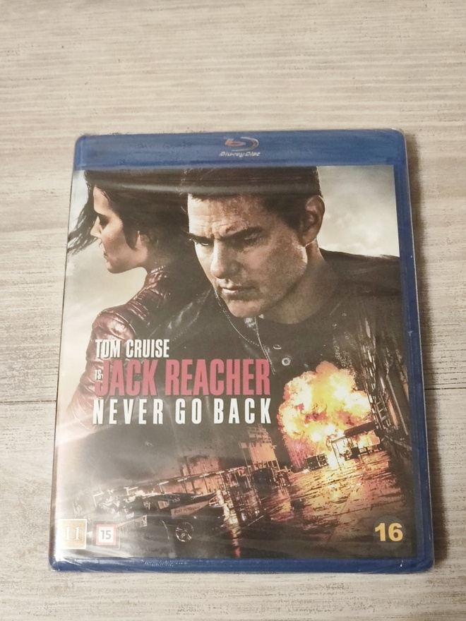 Jack Reacher Never Go Back UUSI BLU-RAY Tom Cruise