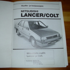 Mitsubishhi LANCER ja COLT Huolto ja korjausopas v.1988. - pikkukuva 2