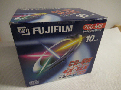 FUJIFILM CD-RW LEVYT 10 KPL *UUSI!*