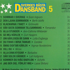 Sveriges Bästa Dansband - 1995 - Vol. 5 - CD - pikkukuva 2