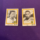ARGENTINA 78 World cup keräilykuvat 15 PUSKAS ja 27 PELE - pikkukuva 1