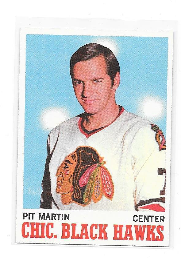 1970-71 Topps #18 Pit Martin Chicago Blackhawks