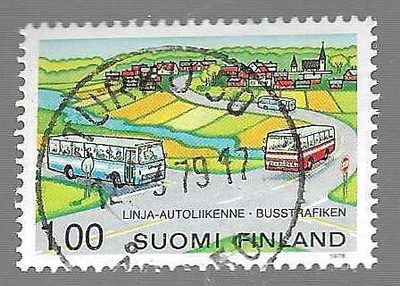 1978 LINJA-AUTOLIIKENNE TURKU 50 12.3.79 HYVÄ LEIMA
