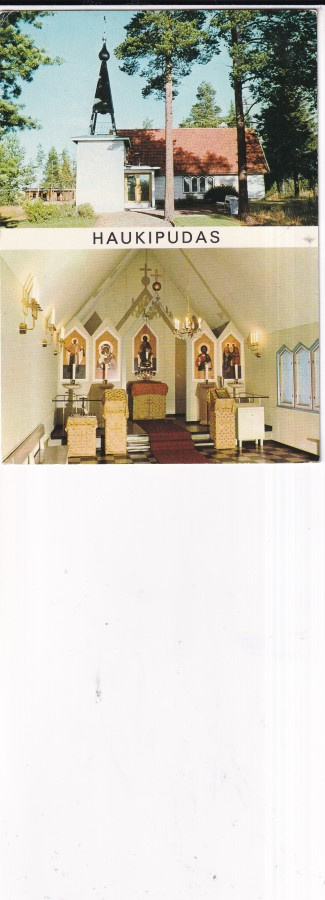 Haukipudas, Rukoushuone , sommitelmakortti  b590