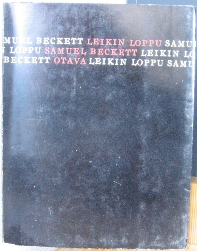 Samuel Beckett: Leikin loppu, Otava 1966. 2p. 78 s.