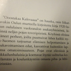 A. Mäntyoja: Ooostakaa Kalevaaaa: murrekertomuksia...*Sis.pk - pikkukuva 3