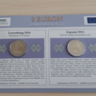2€ 2014 Espanja+Luxemburg Monetan erikois 2€-sarjaa UNC - pikkukuva 2