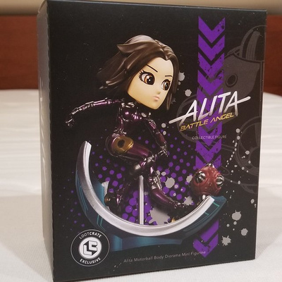 ALITA Battle Angel Motorball Diorama Lootcrate (UUSI)