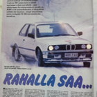 BMW 320i koeajo-esite, 1984 - pikkukuva 1