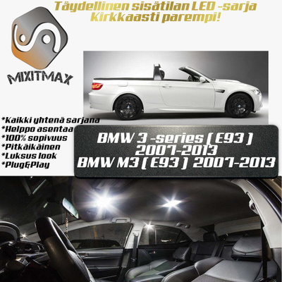 BMW 3 / M3 (E93) Sisätilan LED-sarja 19-osainen