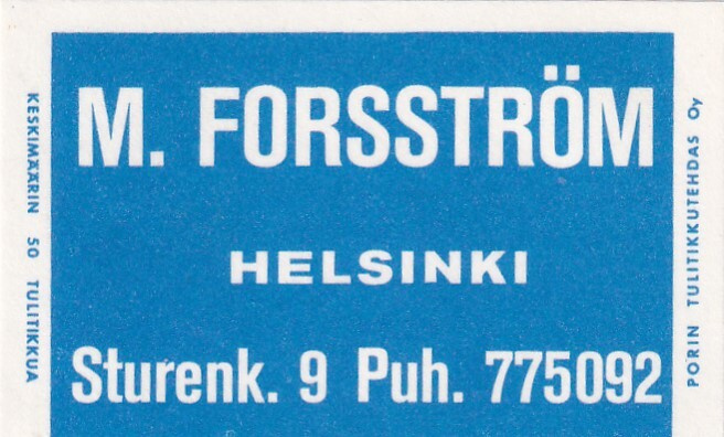 Helsinki,  M. Forsström  .s43
