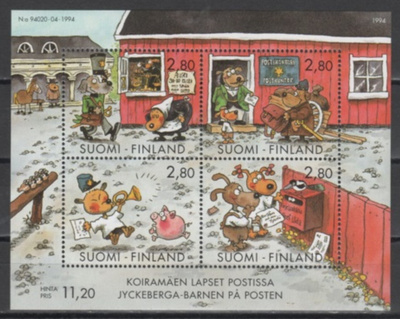 (S0668) Koiramäen lapset postissa, 1994. Norma BL 14