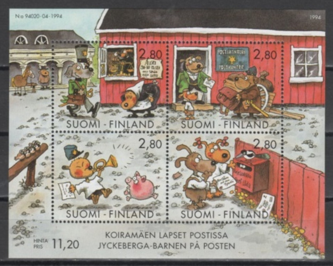 (S0668) Koiramäen lapset postissa, 1994. Norma BL 14