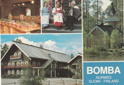 Postikortti, NURMES, BOMBA, Karjalainen Hotelli-Ravintola