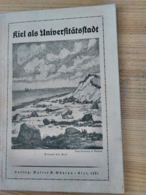 Kiel als Universitätsstadt 1921