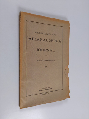 Suomalais-ugrilaisen seuran aikakauskirja XL