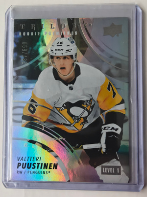 Valtteri Puustinen 2022-23 Trilogy Rookie Premieres Level 1