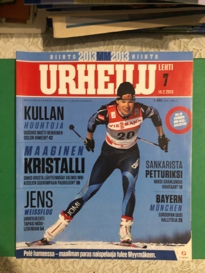 Urheilulehti 7-2013: Hiihdon MM-kisat.
