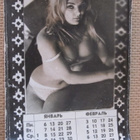 pieni vintage pin-up kalenteri - pikkukuva 1