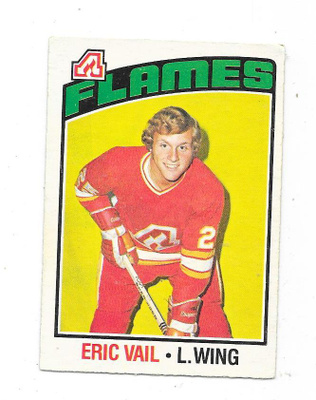1976-77 OPC #51 Eric Vail , Atlanta Flames