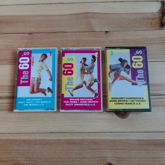Various: The 60's osat 1, 2 ja 3 c-kasetit