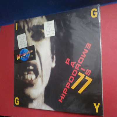 IGGY POP &  HIPPODROME - PARIS 77 M-/M- 2LP FRA -90 PRESS