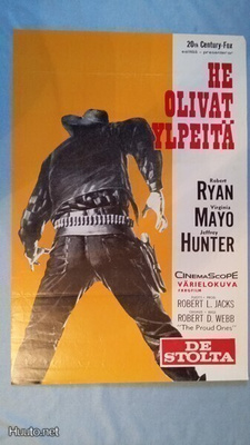 He olivat ylpeitä Vanha Elokuvajuliste Robert Ryan