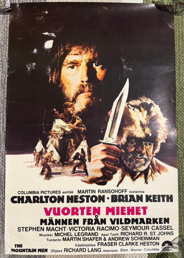 ELOKUVAJULISTE VUORTEN MIEHET / THE MOUNTAIN MEN