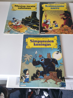 Marinen seikkailut-albumit (3 kpl)