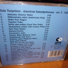 CD VIOLA TURPEINEN AMERIKAN HANURIPRINSESSA VOL 3 - pikkukuva 2