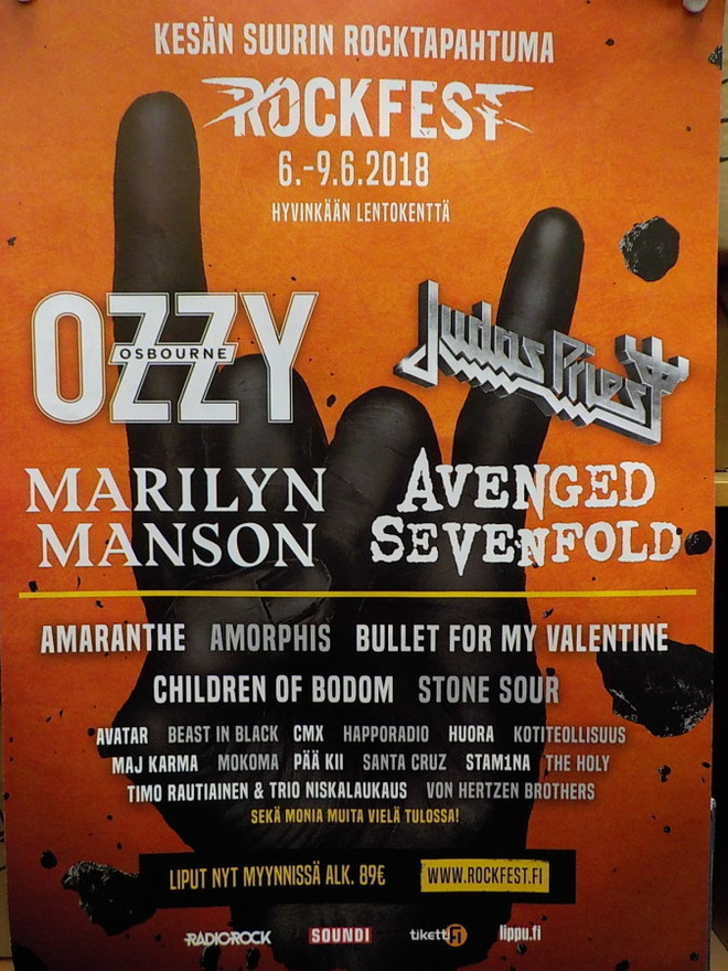 ROCKFEST  OZZY OSBOURNE 2018 JULISTE +