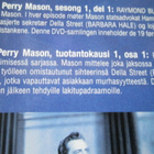 Perry Mason tuotantokausi 1, osa 1 5DVD - pikkukuva 3