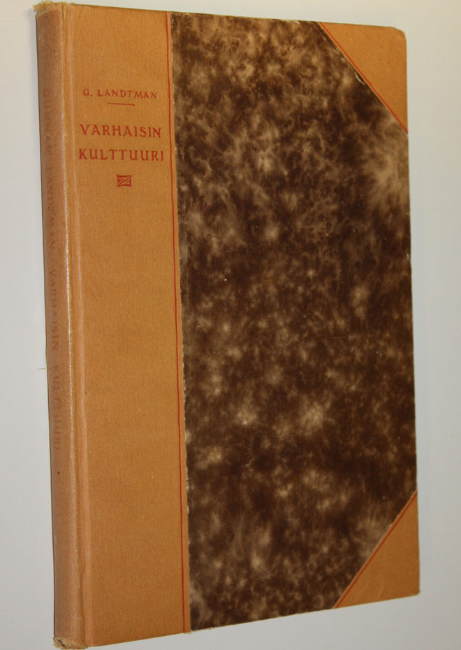 Gunnar Landtman : Varhaisin kulttuuri