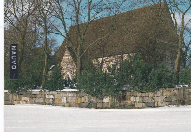 KIRKKOKORTTI - NAUVON KIRKKO - 1
