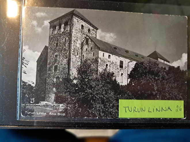 Turunlinna,  kulkematon vanha kortti.