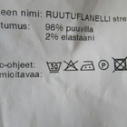 Strets ruutuflanellia, 1m, uusi - pikkukuva 4