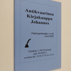 Antikvaarinen kirjakauppa Johannes : Postimyyntiluettelo ... - pikkukuva 1