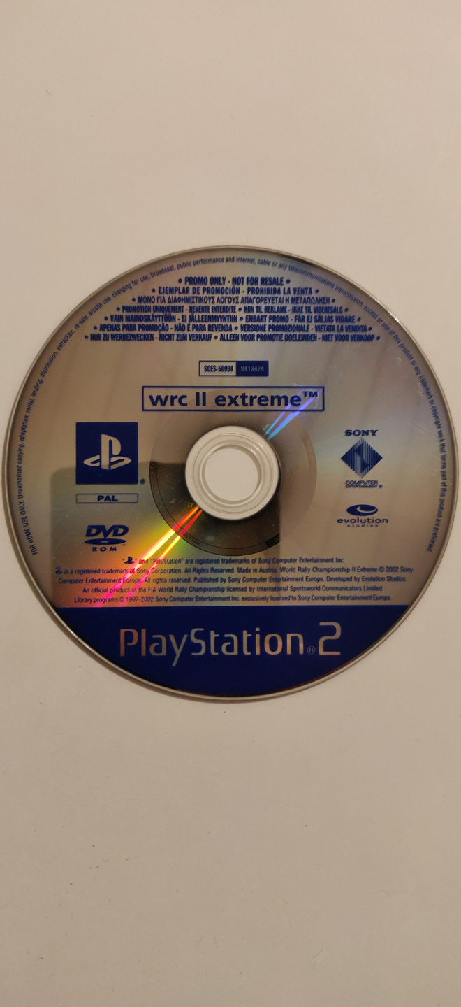 WRC II Extreme [Promo] - Playstation 2 (PAL)