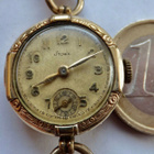 VANHA Kello Stowa Walzgold Double 20 mikron 1930-l NÄTTI - pikkukuva 2