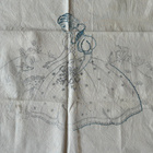Vintage Kirjontatyö ( keskeneräinen ) Lumikki ja Bambi - pikkukuva 2