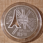 10€ 2009 Ranska. "Eiffel" KM#1601. Hopea 900 Proof - pikkukuva 1